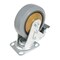 Vestil Rubber Swivel With Total Brake Caster 6 In. Diameter x 2 In. Width 771 lb Dark Gray/Gold CST-KSM-6X2MR-SWTB - alternate 10